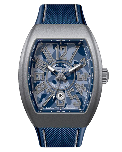 Franck Muller Vanguard Camouflage V45-SC-DT-CAMOU-TTMC-BL 1 Franck Muller Vanguard Camouflage V45-SC-DT-CAMOU-TTMC-BL