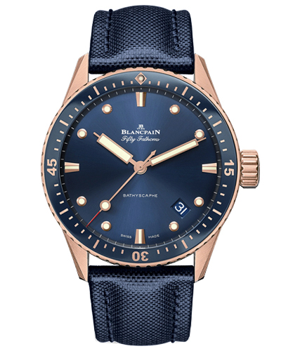 Blancpain Fifty Fathoms Bathyscaphe 5000-36S40-O52A 1 Blancpain Fifty Fathoms Bathyscaphe 5000-36S40-O52A
