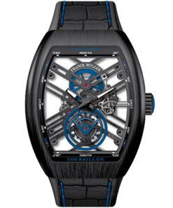 Franck Muller Vanguard Tourbillon V45-T-SQT-TTNRBR-BL