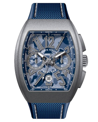 Franck Muller Vanguard Camouflage Chronograph V45-CC-DT-CAMOU-TTMC-BL 1 Franck Muller Vanguard Camouflage Chronograph V45-CC-DT-CAMOU-TTMC-BL