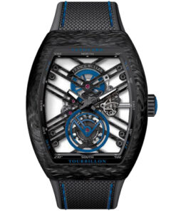 Franck Muller Vanguard Tourbillon V45-T-SQT-CARBON-BL