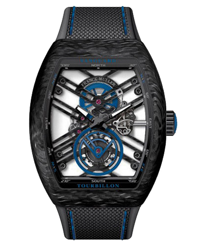 Franck Muller Vanguard Tourbillon V45-T-SQT-CARBON-BL 1 Franck Muller Vanguard Tourbillon V45-T-SQT-CARBON-BL