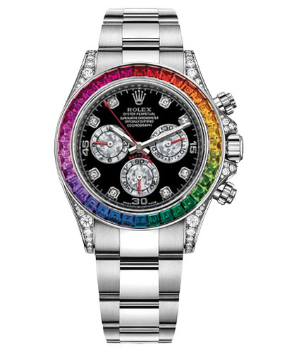 Rolex Cosmograph Daytona Rainbow 116509RBOW 1 Replica Uhren Nachnahme